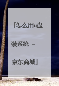 怎么用u盘装系统 – 京东商城