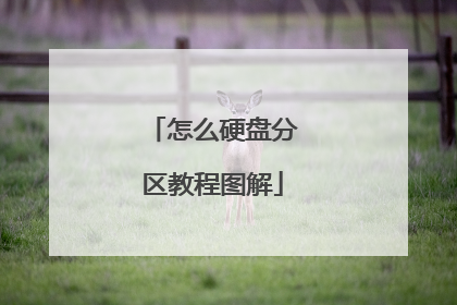 怎么硬盘分区教程图解