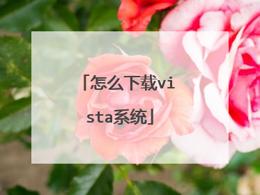 怎么下载vista系统