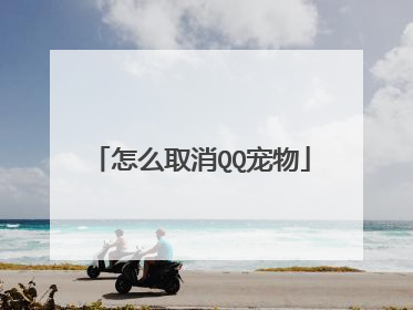 怎么取消QQ宠物