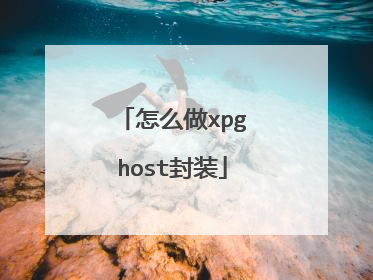 怎么做xpghost封装