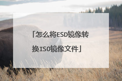 怎么将ESD镜像转换ISO镜像文件