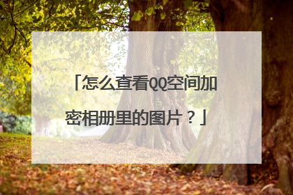 怎么查看QQ空间加密相册里的图片?