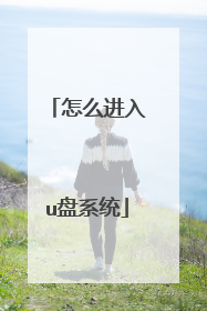 怎么进入u盘系统