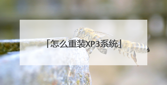 怎么重装XP3系统