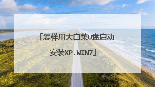 怎样用大白菜U盘启动安装XP.WIN7