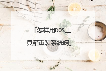 怎样用DOS工具箱重装系统啊