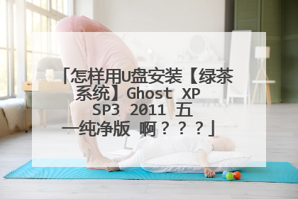 怎样用U盘安装【绿茶系统】Ghost XP SP3 2011 五一纯净版 啊???