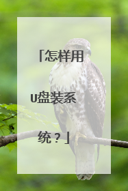 怎样用U盘装系统?