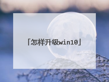 怎样升级win10