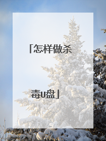 怎样做杀毒U盘