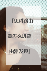 思科路由器怎么进路由器发包