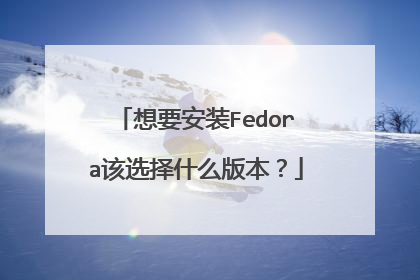 想要安装Fedora该选择什么版本?