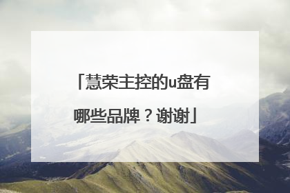 慧荣主控的u盘有哪些品牌?谢谢