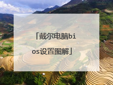 戴尔电脑bios设置图解