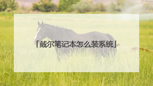 戴尔笔记本怎么装系统