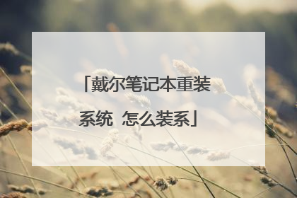 戴尔笔记本重装系统 怎么装系
