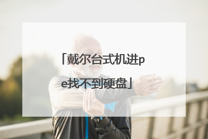 戴尔台式机进pe找不到硬盘