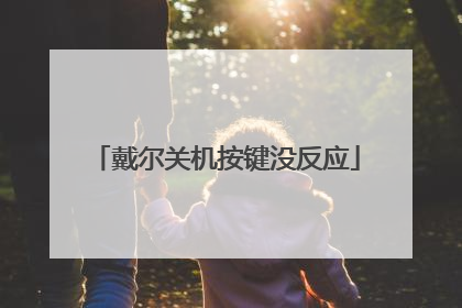 戴尔关机按键没反应
