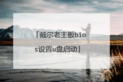 戴尔老主板bios设置u盘启动