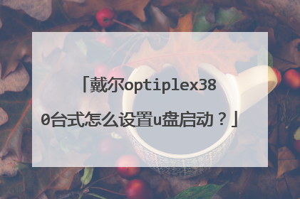 戴尔optiplex380台式怎么设置u盘启动？