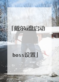 戴尔u盘启动boss设置