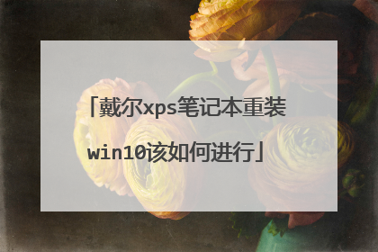 戴尔xps笔记本重装win10该如何进行