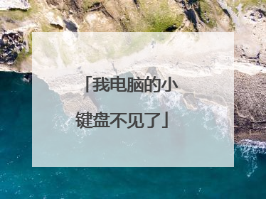我电脑的小键盘不见了