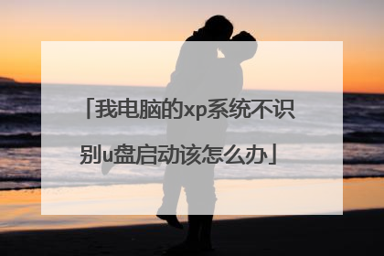 我电脑的xp系统不识别u盘启动该怎么办