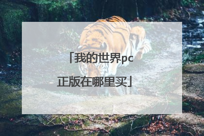 我的世界pc正版在哪里买