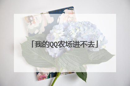 我的QQ农场进不去