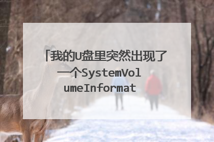 我的U盘里突然出现了一个SystemVolumeInformation 文件 这是什么啊病毒吗怎么处理?