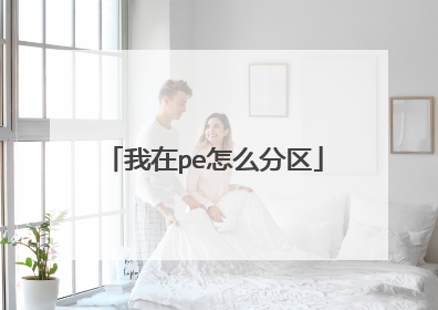 我在pe怎么分区