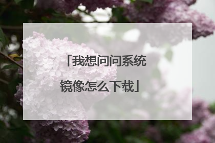 我想问问系统镜像怎么下载