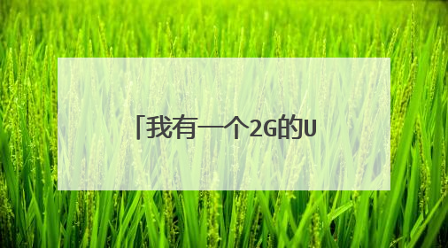 我有一个2G的U盘,想做一个PE启动盘,咋做啊?