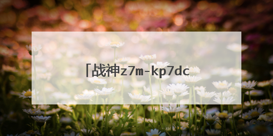 战神z7m-kp7dc 8g内存是怎么插的