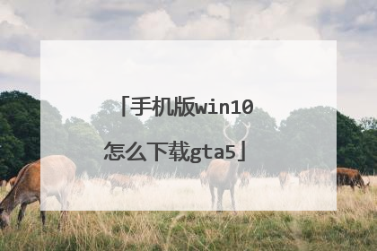 手机版win10怎么下载gta5