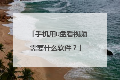 手机用U盘看视频需要什么软件?