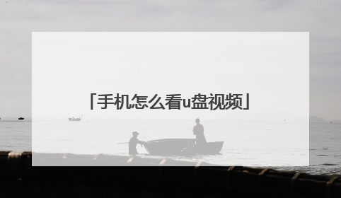 手机怎么看u盘视频