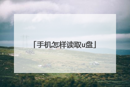 手机怎样读取u盘