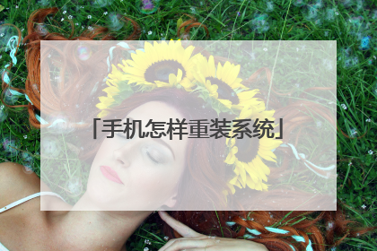 手机怎样重装系统