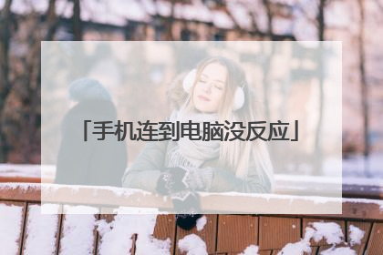 手机连到电脑没反应