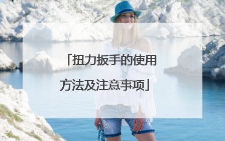 扭力扳手的使用方法及注意事项