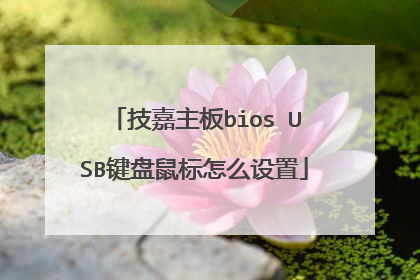 技嘉主板bios USB键盘鼠标怎么设置