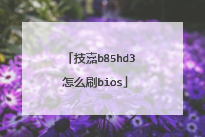 技嘉b85hd3怎么刷bios