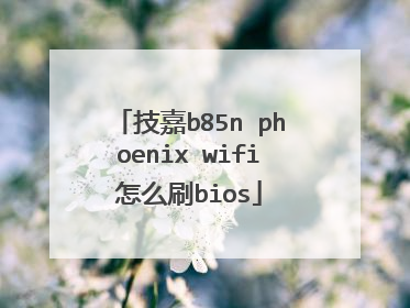 技嘉b85n phoenix wifi怎么刷bios