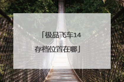极品飞车14存档位置在哪