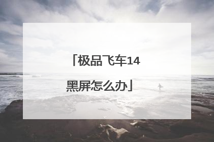 极品飞车14黑屏怎么办