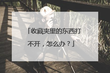 收藏夹里的东西打不开,怎么办?