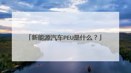 新能源汽车PEU是什么?